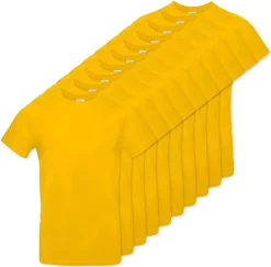 Pack de 10 B&C BC03T - Tee-Shirt Homme 100% Coton