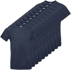 Pack de 10 B&C BC03T - Tee-Shirt Homme 100% Coton