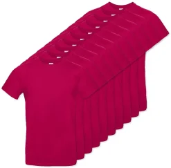 Pack de 10 B&C BC03T - Tee-Shirt Homme 100% Coton