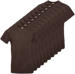 Pack de 10 B&C BC03T - Tee-Shirt Homme 100% Coton
