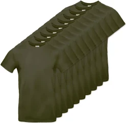 Pack de 10 B&C BC03T - Tee-Shirt Homme 100% Coton