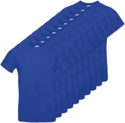 Pack de 10 B&C BC03T - Tee-Shirt Homme 100% Coton