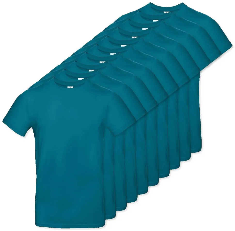 Pack de 10 B&C BC03T - Tee-Shirt Homme 100% Coton