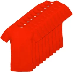 Pack de 10 B&C BC03T - Tee-Shirt Homme 100% Coton
