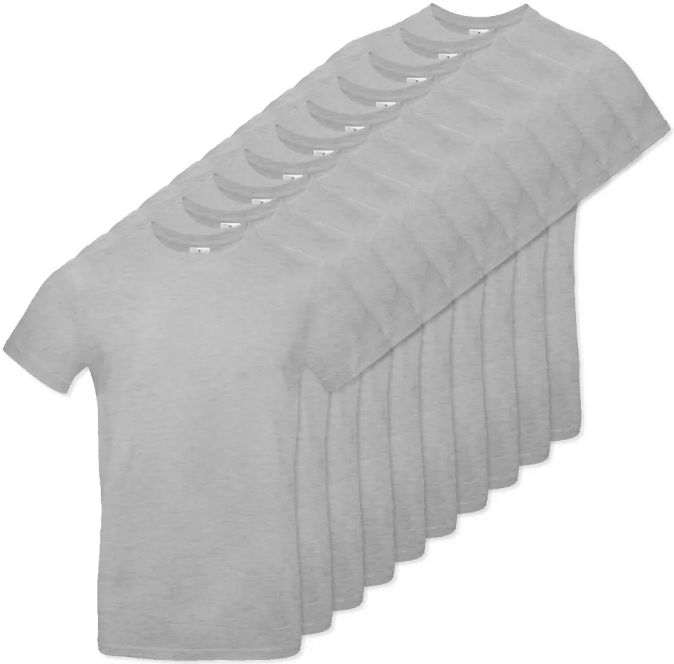 Pack de 10 B&C BC03T - Tee-Shirt Homme 100% Coton