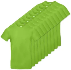 Pack de 10 B&C BC03T - Tee-Shirt Homme 100% Coton