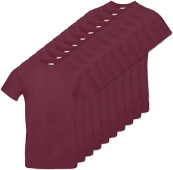 Pack de 10 B&C BC03T - Tee-Shirt Homme 100% Coton