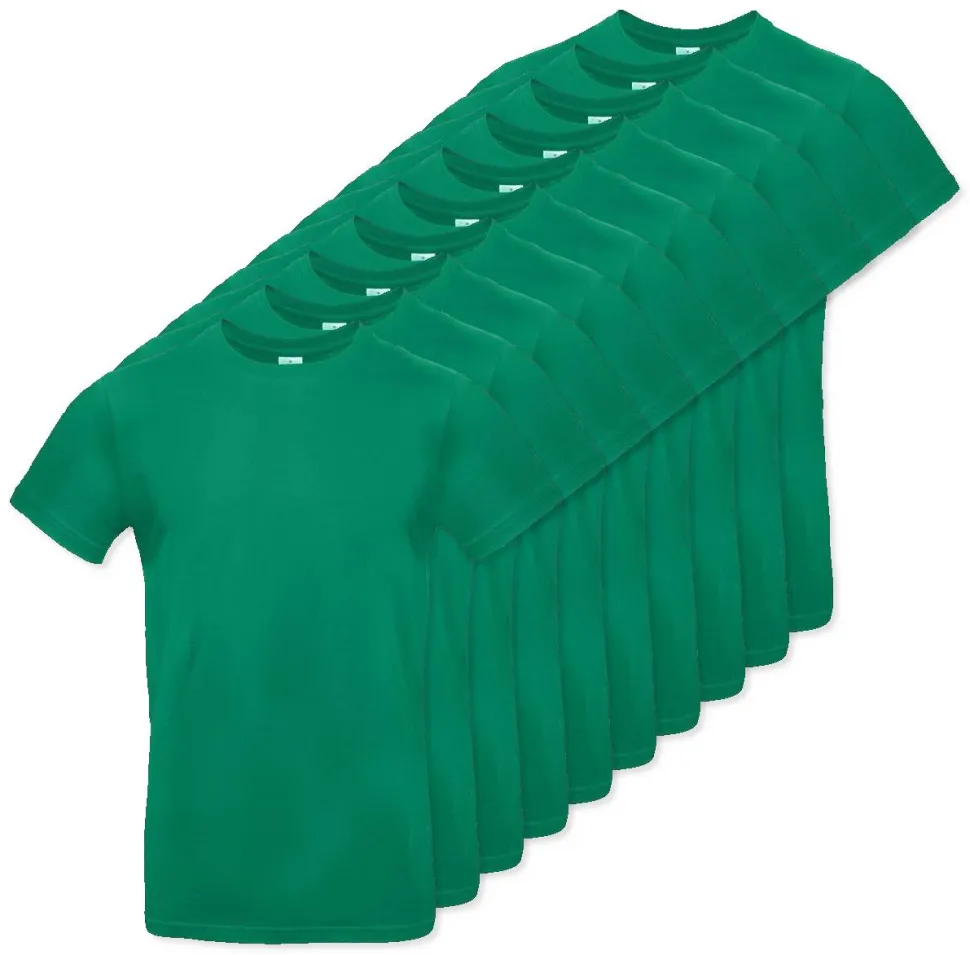 Pack de 10 B&C BC03T - Tee-Shirt Homme 100% Coton