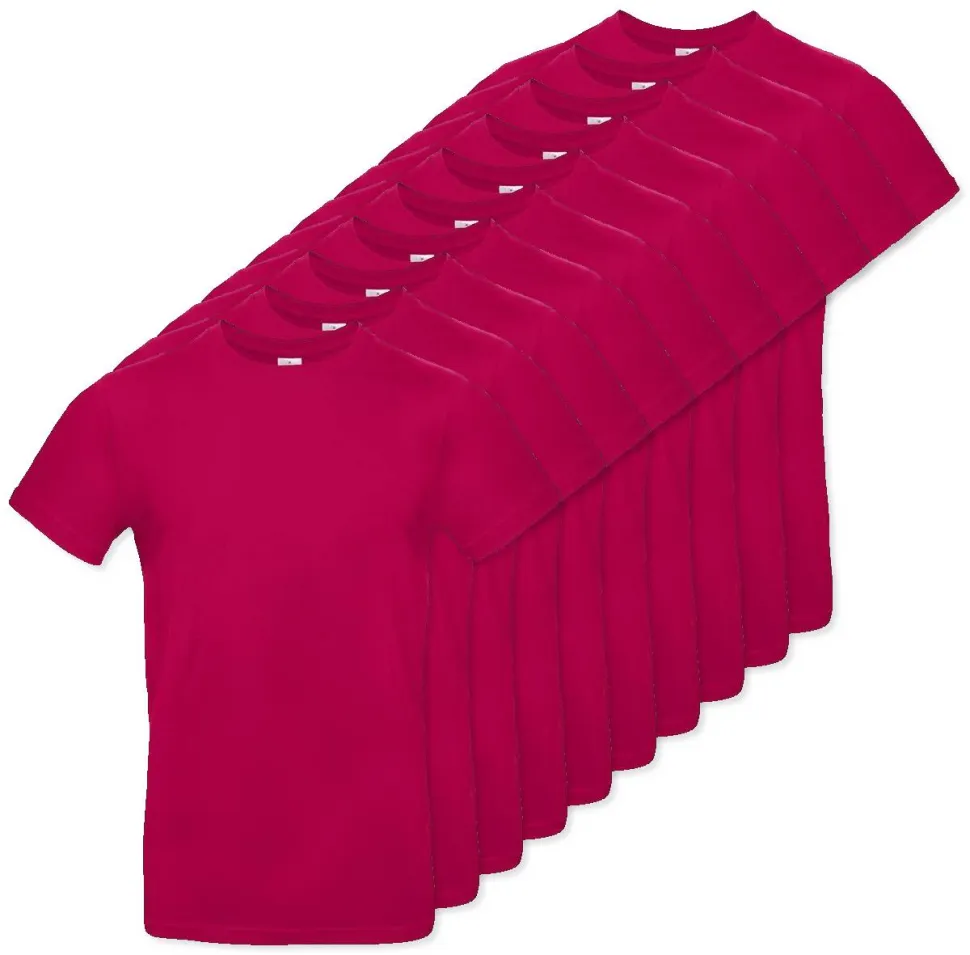 Pack de 100 B&C BC03T - Tee-Shirt Homme 100% Coton
