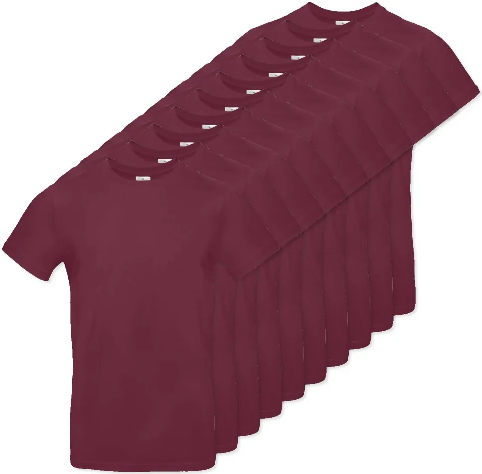 Pack de 100 B&C BC03T - Tee-Shirt Homme 100% Coton