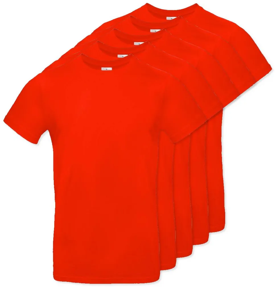 Pack de 50 B&C BC03T - Tee-Shirt Homme 100% Coton