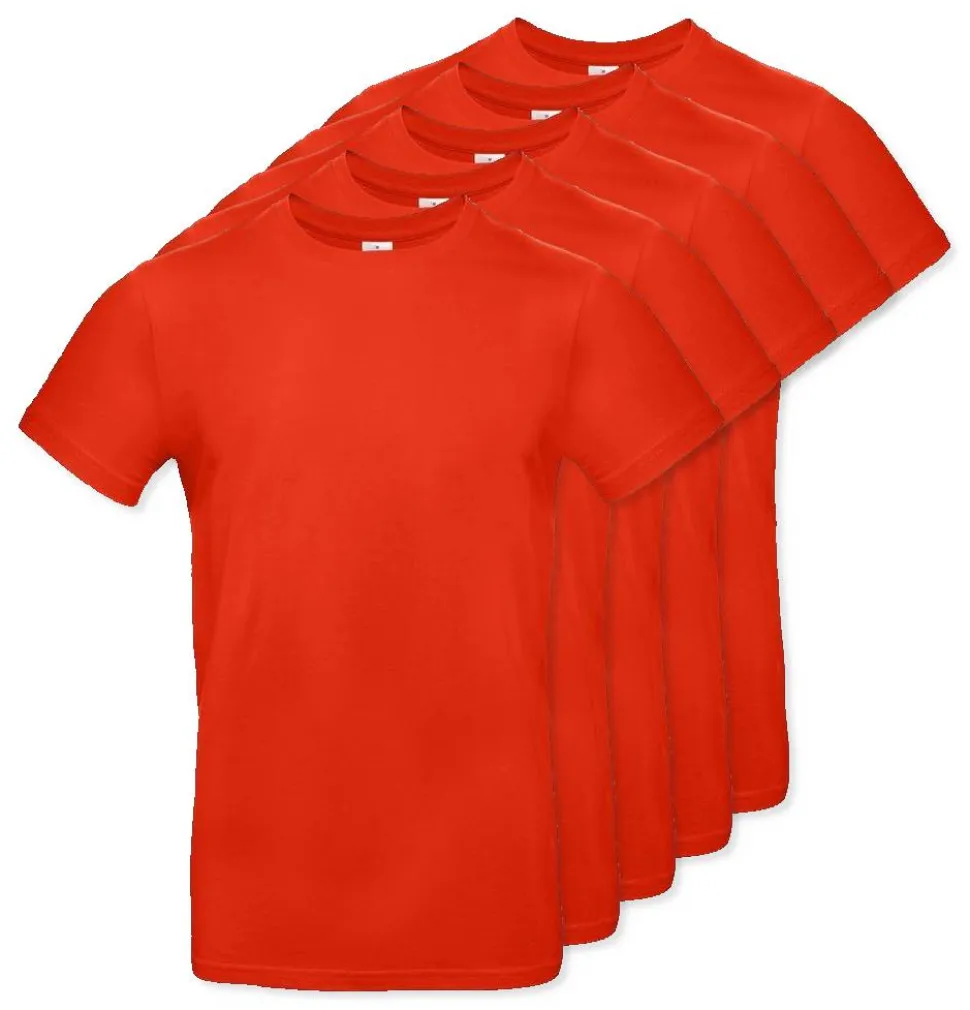 Pack de 50 B&C BC03T - Tee-Shirt Homme 100% Coton