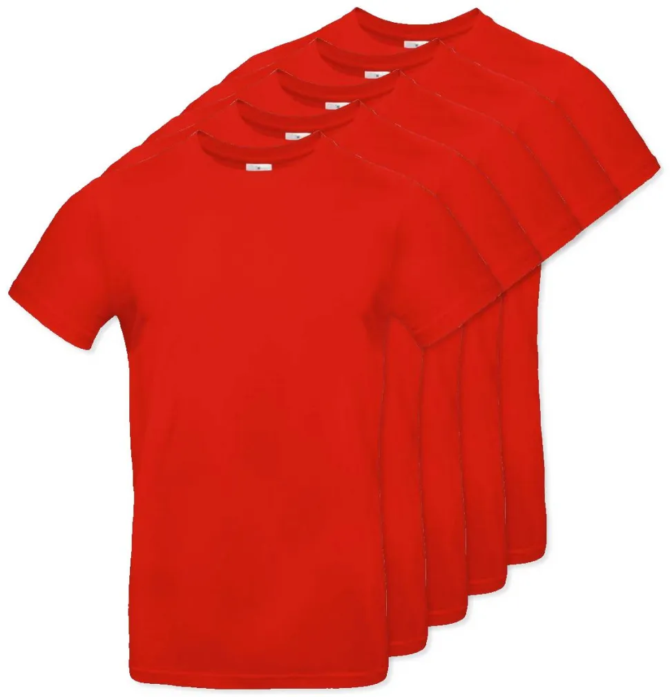 Pack de 50 B&C BC03T - Tee-Shirt Homme 100% Coton