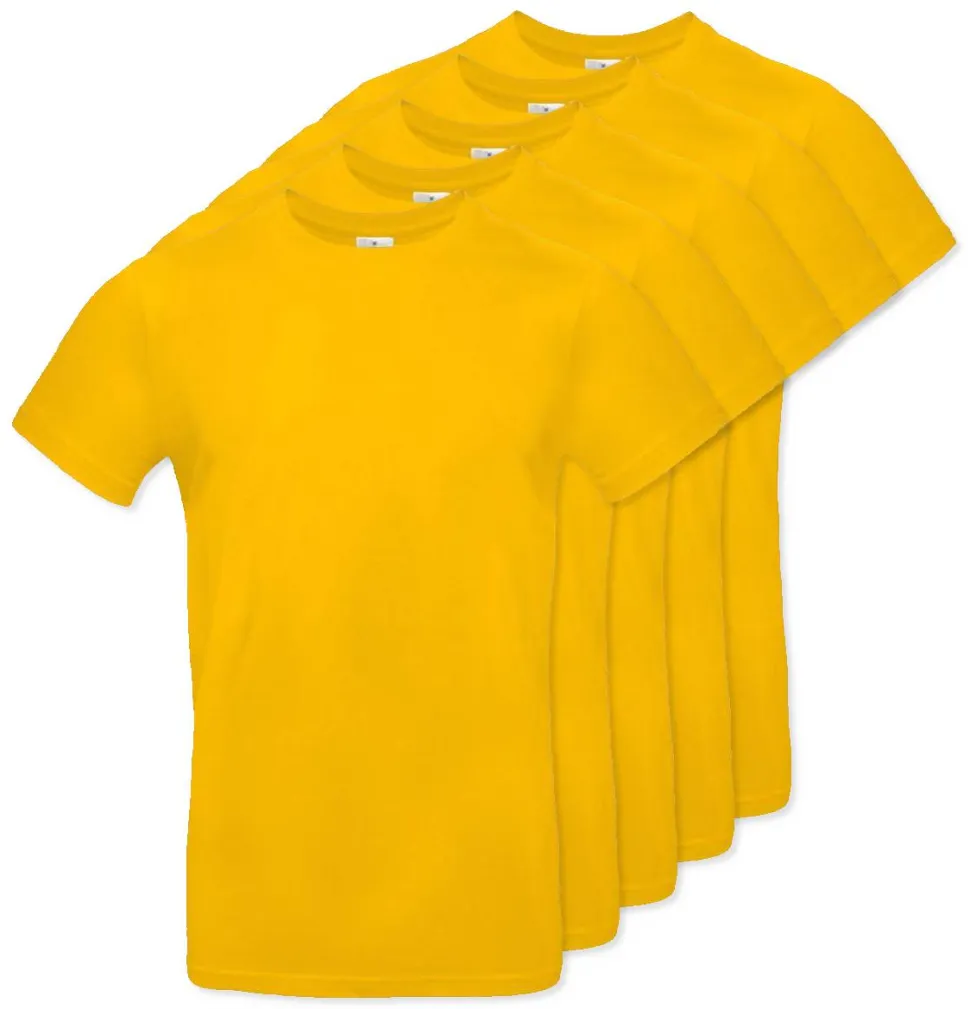Pack de 50 B&C BC03T - Tee-Shirt Homme 100% Coton