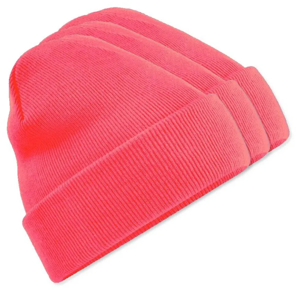 Pack de 30 Beechfield BF045 - Bonnet Hiver Unisexe avec Rabat Confortable