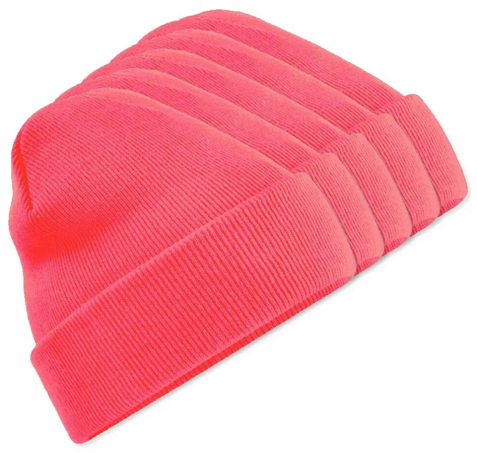 Pack de 50 Beechfield BF045 - Bonnet Hiver Unisexe avec Rabat Confortable