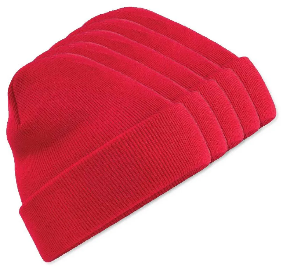 Pack de 50 Beechfield BF045 - Bonnet Hiver Unisexe avec Rabat Confortable