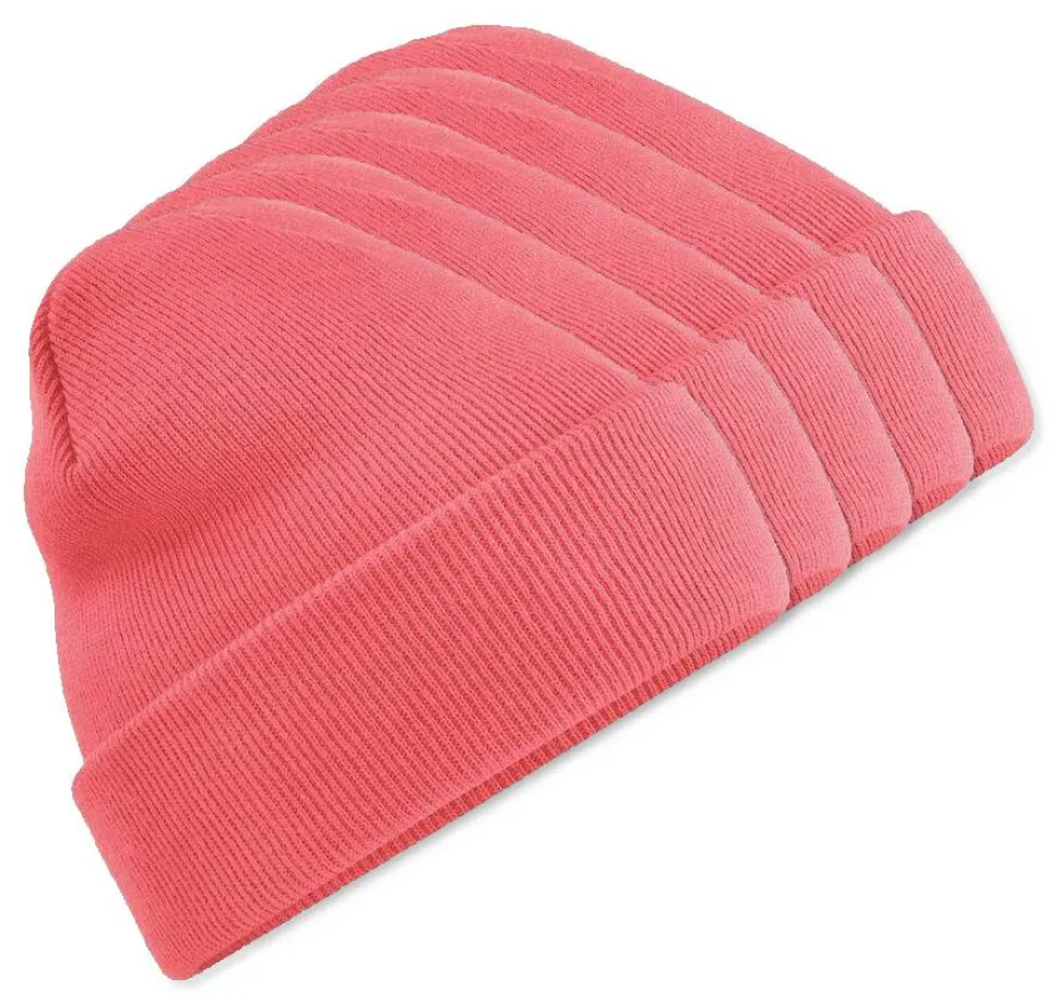Pack de 50 Beechfield BF045 - Bonnet Hiver Unisexe avec Rabat Confortable