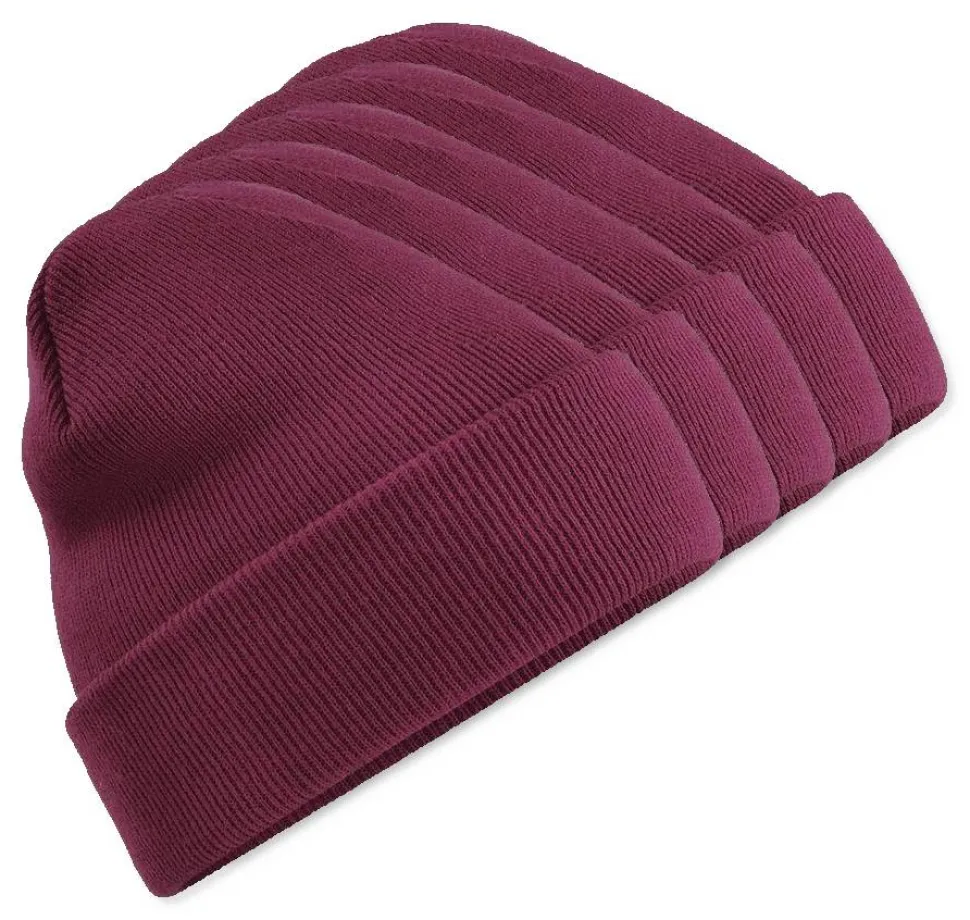Pack de 50 Beechfield BF045 - Bonnet Hiver Unisexe avec Rabat Confortable