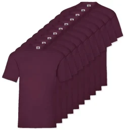 Pack de 72 Fruit of the Loom SC230 - T-Shirt Manches Courtes Homme