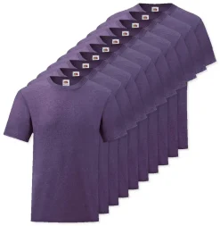 Pack de 36 Fruit of the Loom SC230 - T-Shirt Manches Courtes Homme