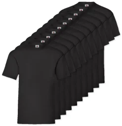 Pack de 36 Fruit of the Loom SC230 - T-Shirt Manches Courtes Homme