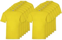 Pack de 12 Fruit of the Loom SC230 - T-Shirt Manches Courtes Homme