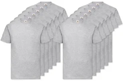Pack de 12 Fruit of the Loom SC230 - T-Shirt Manches Courtes Homme