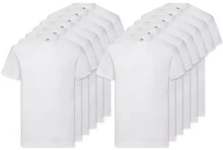 Pack de 12 Fruit of the Loom SC230 - T-Shirt Manches Courtes Homme