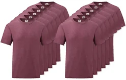 Pack de 12 Fruit of the Loom SC230 - T-Shirt Manches Courtes Homme