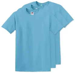 Pack de 3 Fruit of the Loom SC6 - T-Shirt Manches Courtes 100% Coton