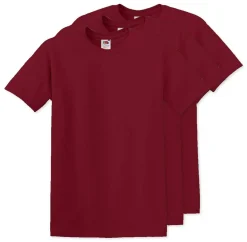 Pack de 3 Fruit of the Loom SC6 - T-Shirt Manches Courtes 100% Coton