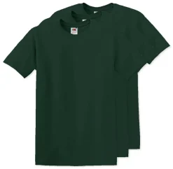 Pack de 3 Fruit of the Loom SC6 - T-Shirt Manches Courtes 100% Coton