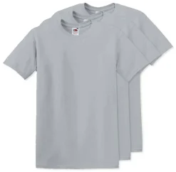 Pack de 3 Fruit of the Loom SC6 - T-Shirt Manches Courtes 100% Coton
