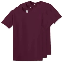 Pack de 3 Fruit of the Loom SC6 - T-Shirt Manches Courtes 100% Coton