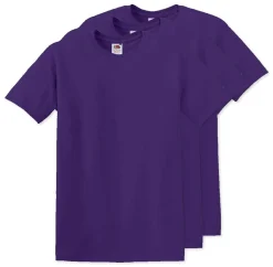 Pack de 3 Fruit of the Loom SC6 - T-Shirt Manches Courtes 100% Coton