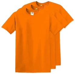 Pack de 3 Fruit of the Loom SC6 - T-Shirt Manches Courtes 100% Coton
