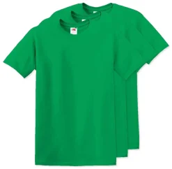 Pack de 3 Fruit of the Loom SC6 - T-Shirt Manches Courtes 100% Coton