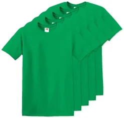 Pack de 5 Fruit of the Loom SC6 - T-Shirt Manches Courtes 100% Coton