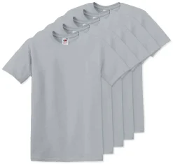 Pack de 5 Fruit of the Loom SC6 - T-Shirt Manches Courtes 100% Coton