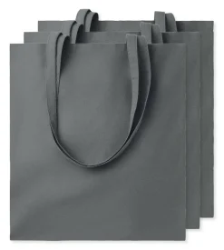 Pack de 3 GiftRetail MO9268 - COTTONEL COLOUR + Sac shopping coton 140gr/m²