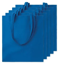 Pack de 5 GiftRetail MO9268 - COTTONEL COLOUR + Sac shopping coton 140gr/m²