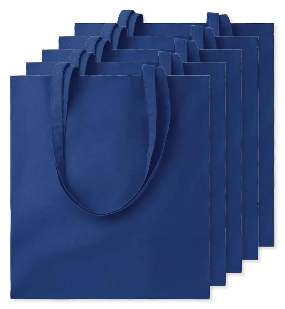 Pack de 5 GiftRetail MO9268 - COTTONEL COLOUR + Sac shopping coton 140gr/m²