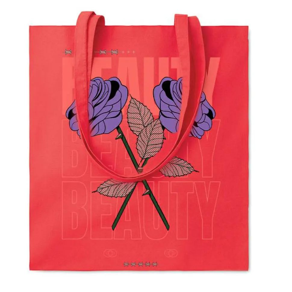 Pack de 5 GiftRetail MO9268 - COTTONEL COLOUR + Sac shopping coton 140gr/m²