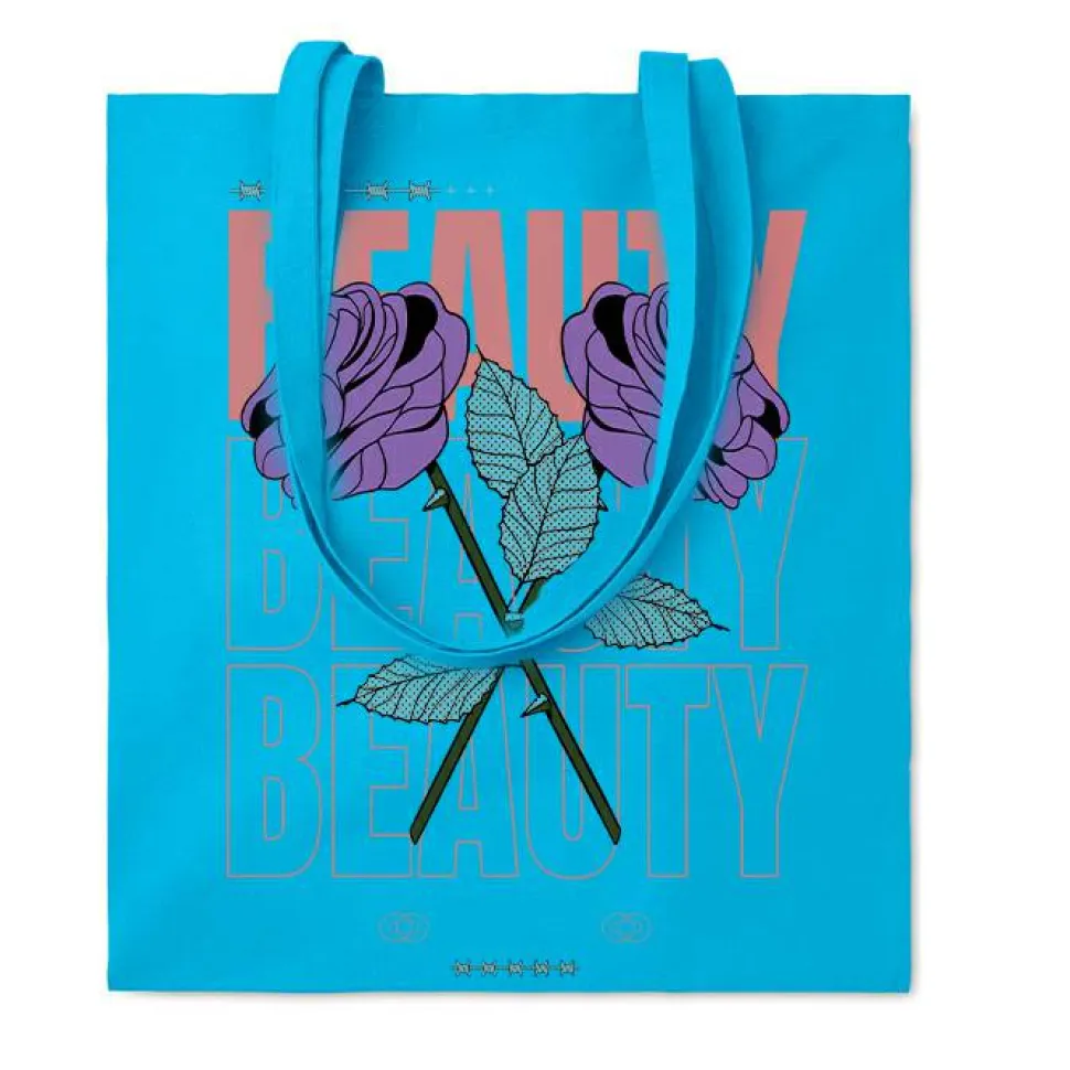 Pack de 5 GiftRetail MO9268 - COTTONEL COLOUR + Sac shopping coton 140gr/m²