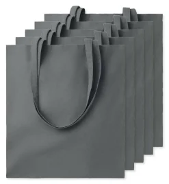 Pack de 5 GiftRetail MO9268 - COTTONEL COLOUR + Sac shopping coton 140gr/m²