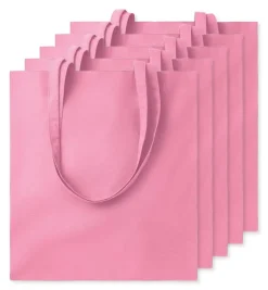 Pack de 5 GiftRetail MO9268 - COTTONEL COLOUR + Sac shopping coton 140gr/m²