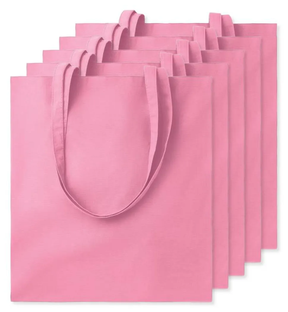 Pack de 5 GiftRetail MO9268 - COTTONEL COLOUR + Sac shopping coton 140gr/m²