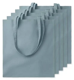 Pack de 5 GiftRetail MO9268 - COTTONEL COLOUR + Sac shopping coton 140gr/m²