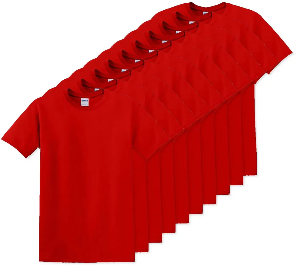 Pack de 100 Gildan 5000 - T-Shirt en Coton™ épais pour adultes